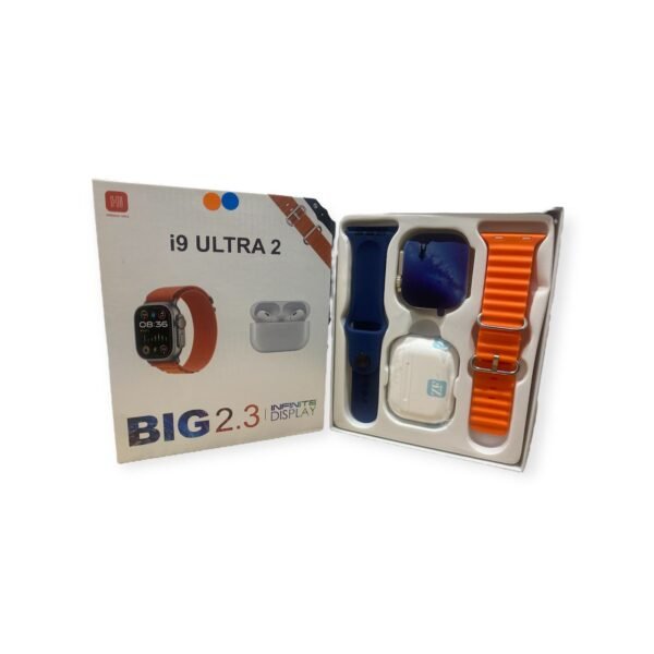 Combo Smartwatch I9 Ultra 2 + Audífonos y Set de Accesorios