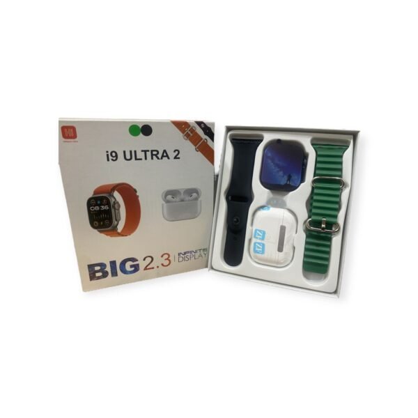 Combo Smartwatch I9 Ultra 2 + Audífonos y Set de Accesorios