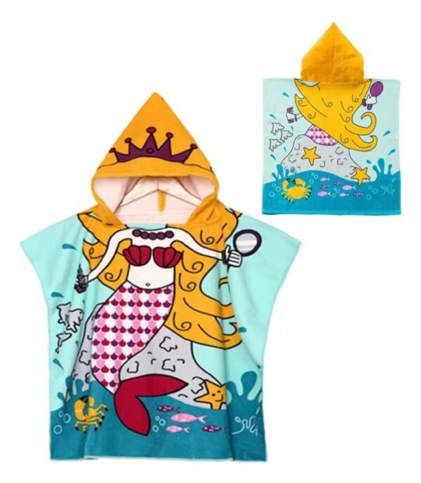 Toalla con Capucha Infantil de Microfibra