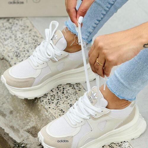 zapatos-adidas-suela-pepas-blanco-beige Adds Chunky