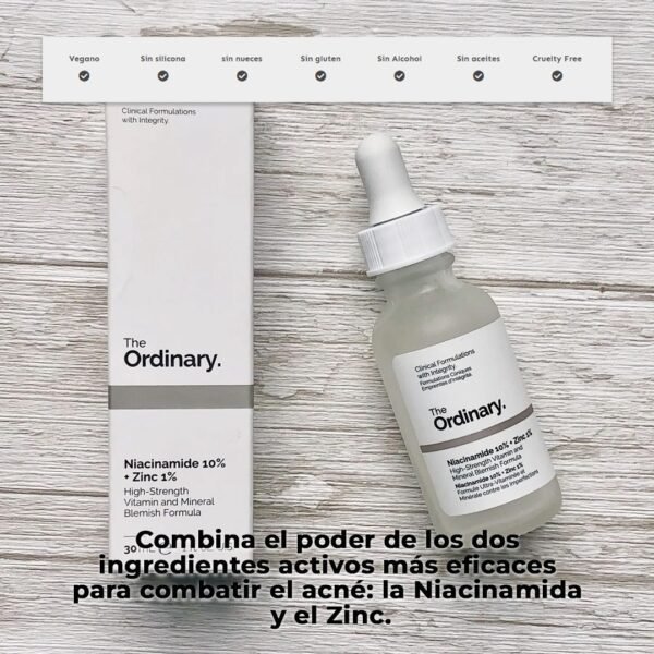The Ordinary Niacinamide 10% + Zinc 1% Suero Facial 