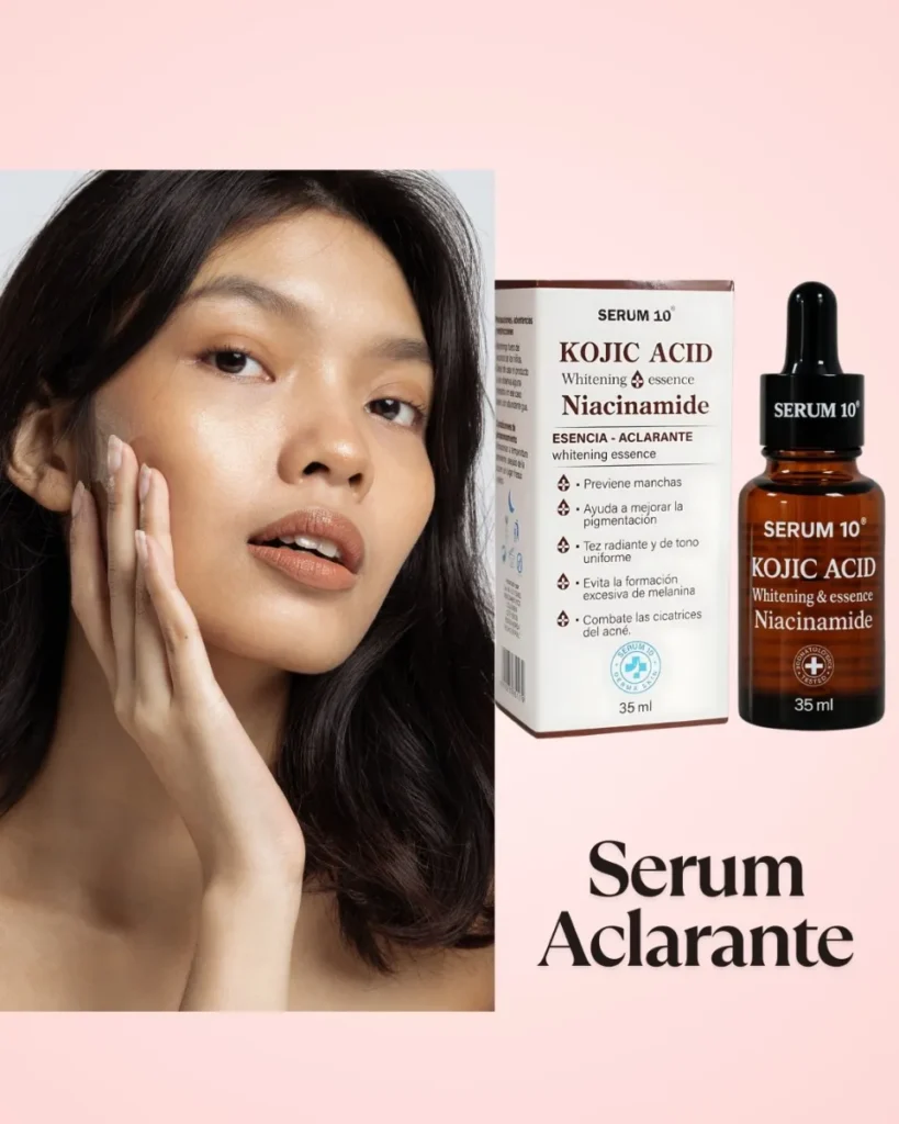Jabón Aclarante Ácido Kójico + Sérum Niacinamida Serum10