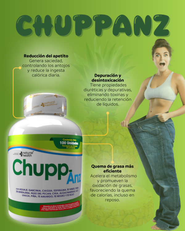 Chupapanza Suplemento Natural Control de Peso