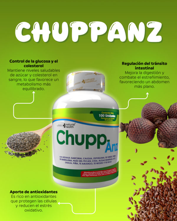 Chupapanza Suplemento Natural Control de Peso