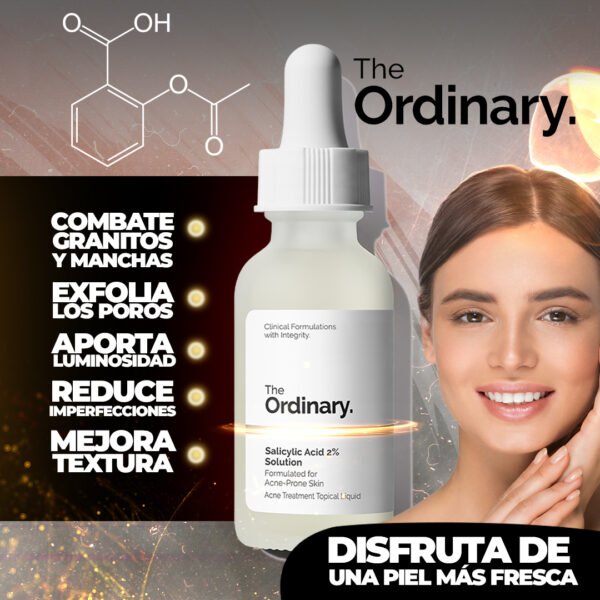 ORDINARY ÁCIDO SALICÍLICO (2) Salicylic Acid 2% Solution The Ordinary Exfoliante Facial Anti-Imperfecciones