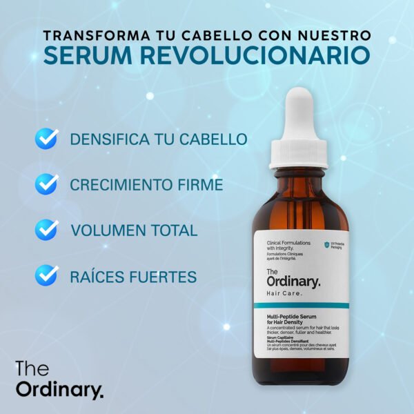 ORDINARY MULTIPEPTIDO PARA EL CABELLO Multi-Peptide Hair Density The Ordinary Serum Multipéptidos para el Cabello