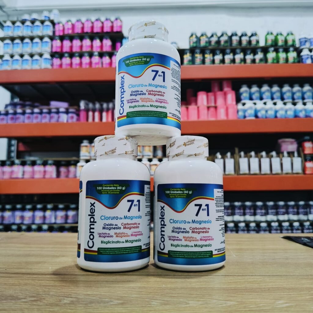 Magnesio Complex 7 en 1 Multivitamínico x3