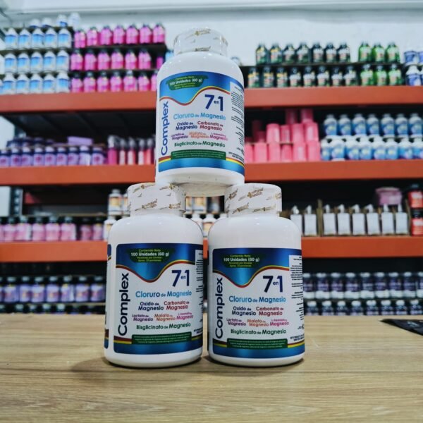 Magnesio Complex 7 en 1 Multivitamínico x3