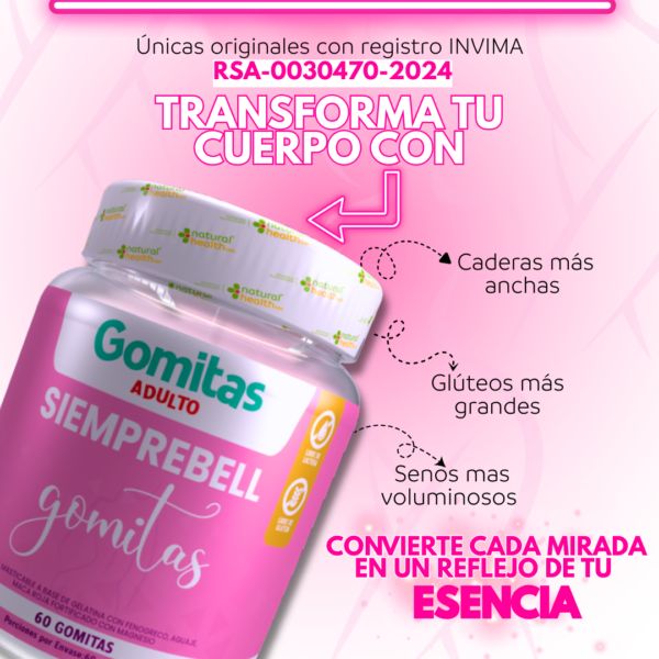 Gomitas Siemprebell Equilibrio y Belleza (60 unidades)