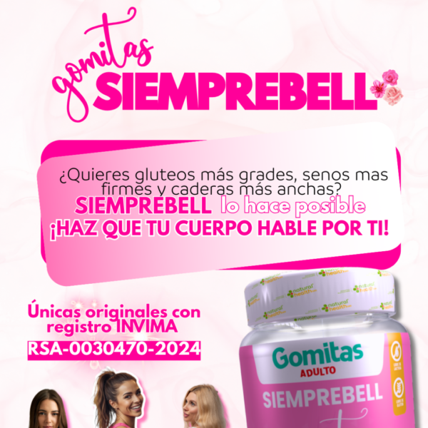 Gomitas Siemprebell Equilibrio y Belleza (60 unidades)