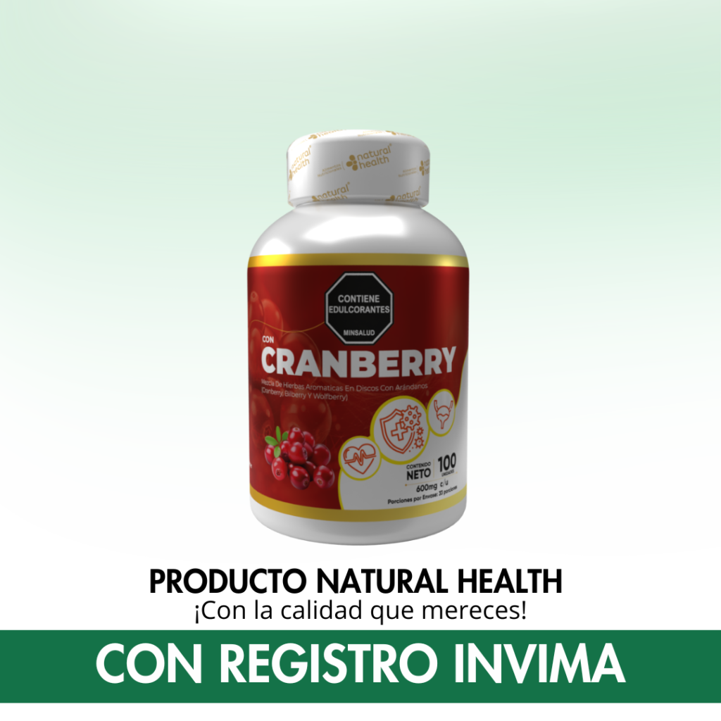 Gomitas Cranberry Salud Urinaria (100 unidades)