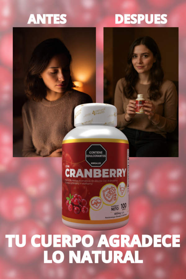 Gomitas Cranberry Salud Urinaria (100 unidades)
