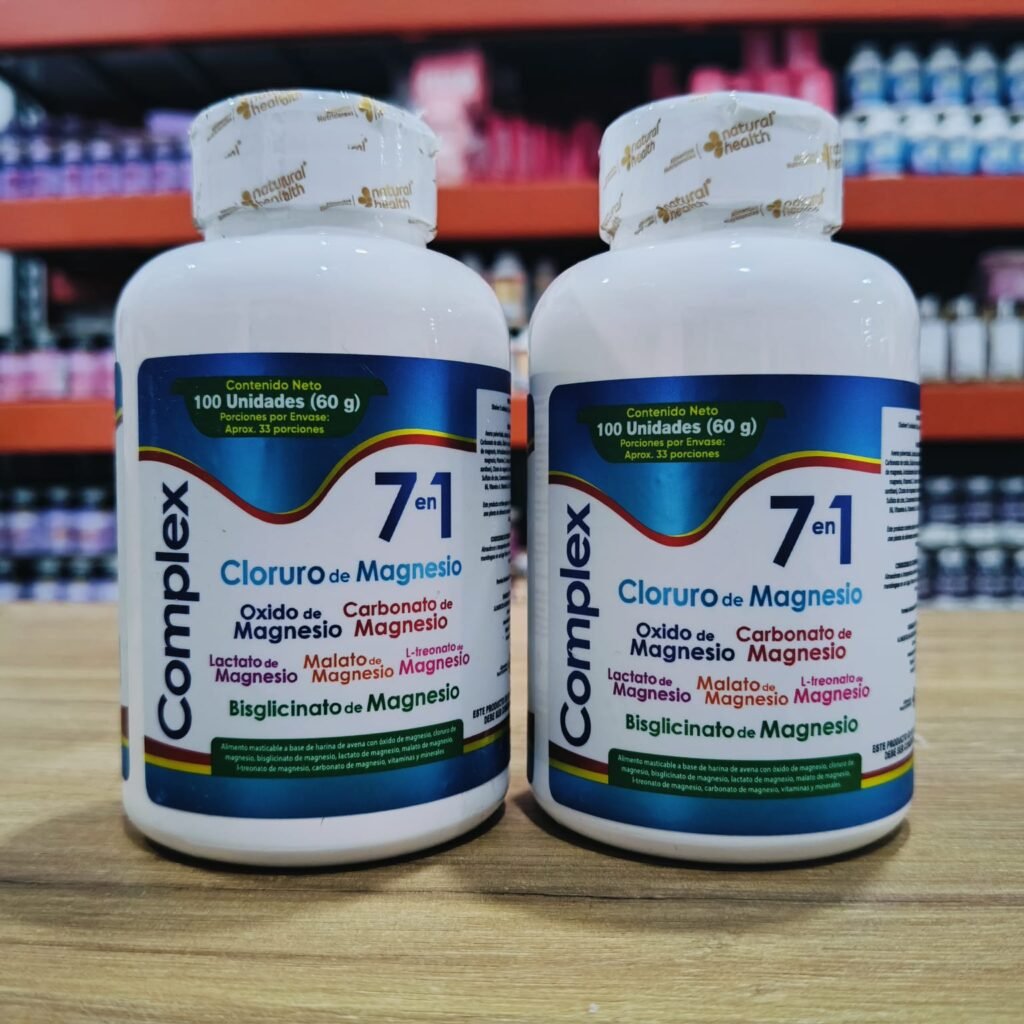 Magnesio Complex 7 en 1 Multivitamínico x2