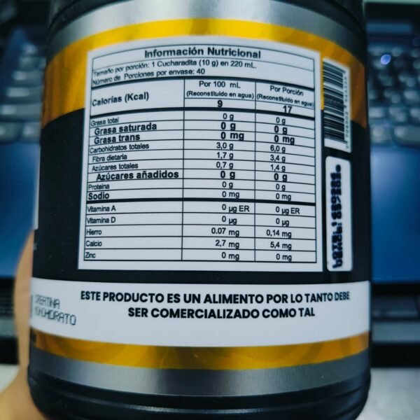 Creatina Concentrada sabor Maracuyá 400 g