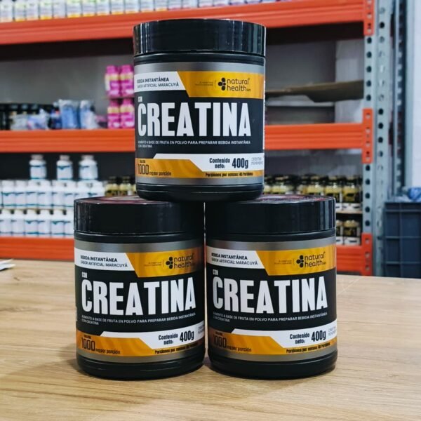 Creatina Concentrada sabor Maracuyá (400g) Pack x3 