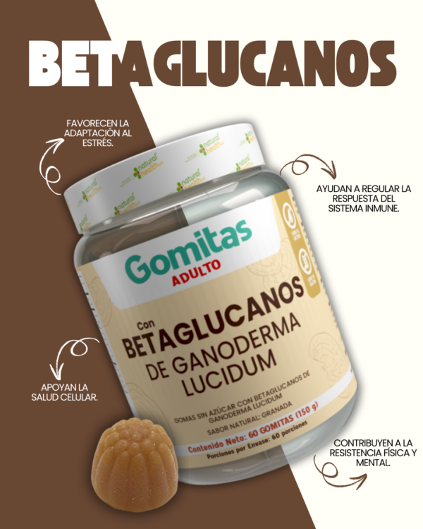 Betaglucanos de Ganoderma Lucidum en Gomitas