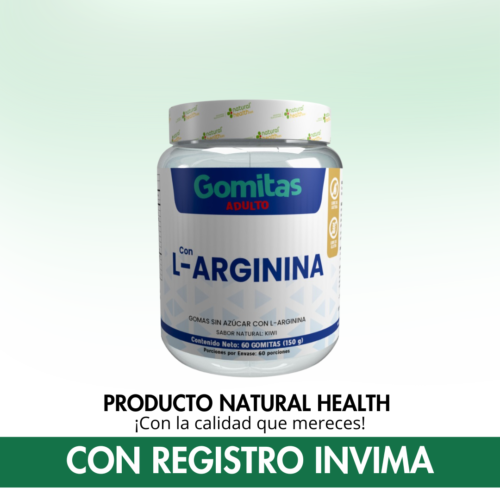 L-Arginina en Gomitas Sin Azúcar