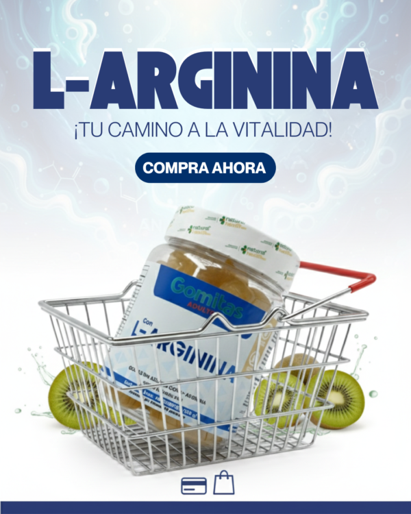 L-Arginina en Gomitas Sin Azúcar