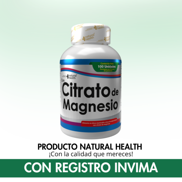 Citrato de Magnesio (100 cápsulas)
